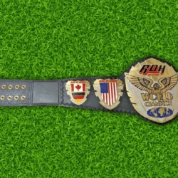 New Ring Of Honor Wrestling Championship Leather Belt