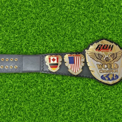 New Ring Of Honor Wrestling Championship Leather Belt