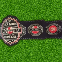 ROH Six- Man Tag Team Championship Belt