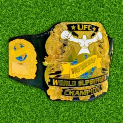 Old UFC MMA Ultimate World SUPERFIGHT Championship Replica Title Belt